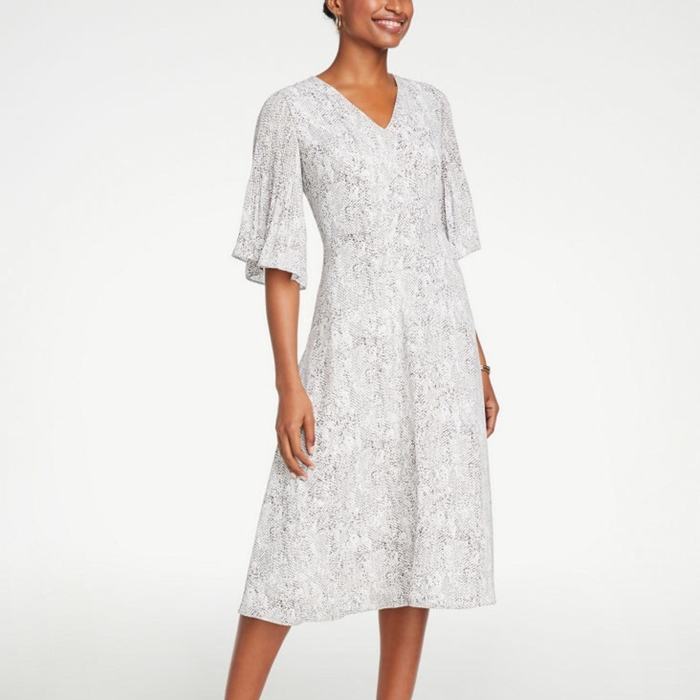 NWT ANN TAYLOR SNAKE PRINT DRESS